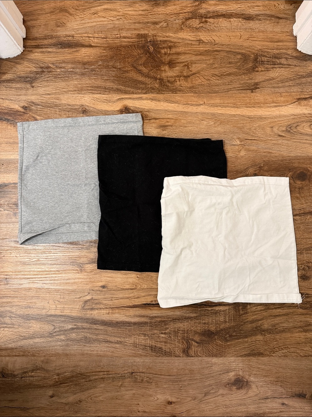 Maddie MOO Women’s Maternity Belly Band Top Extender set of 3 Sz S Black White